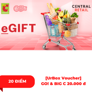 [UrBox Voucher] GO! & BIG C 20.000 đ